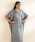 2 Piece - Printed Satin Suit